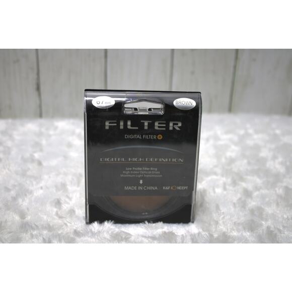 K&F Concept Circular Digital High Def Low Profile Filter Ring 67mm Brown - Picture 1 of 3